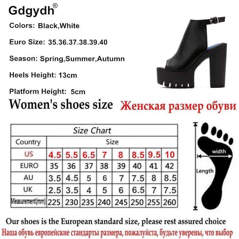 Hot Sale European Women Summer Shoes Slingbacks High Heels Sandals Platform Casual Shoes for Party 2021 New Black Size 42