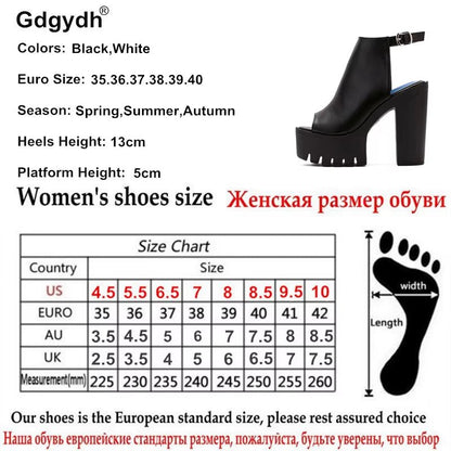 Hot Sale European Women Summer Shoes Slingbacks High Heels Sandals Platform Casual Shoes for Party 2021 New Black Size 42