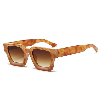 Ins Popular Women Square Sunglasses Retro Men Tinted Shades UV400