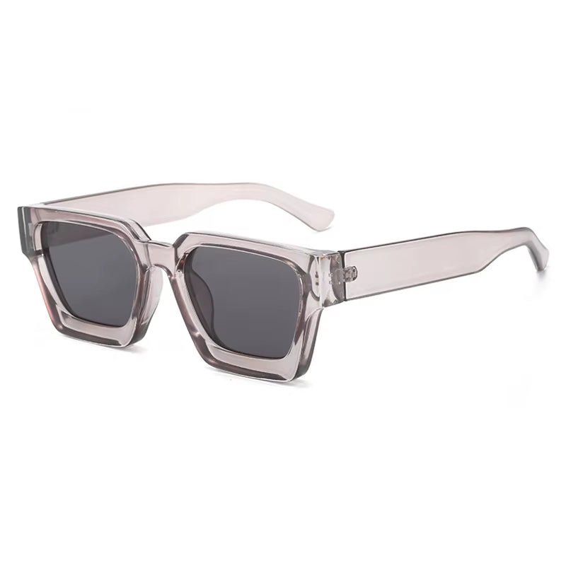Ins Popular Women Square Sunglasses Retro Men Tinted Shades UV400